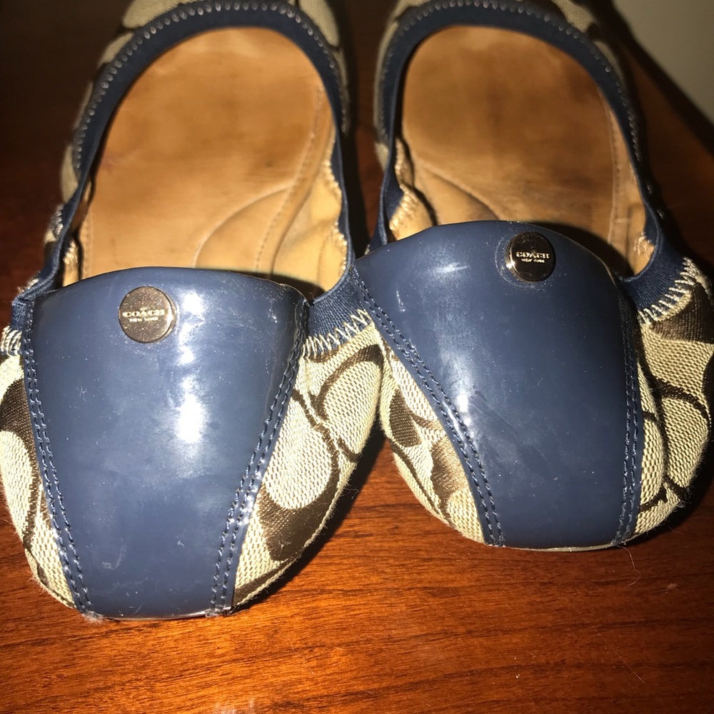 Coach shoes Brown & Blue